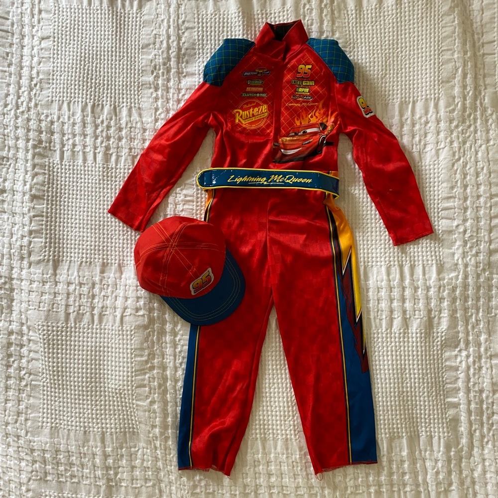 Cars Lightning Mcqueen Classic Toddler Costume 3T-4T